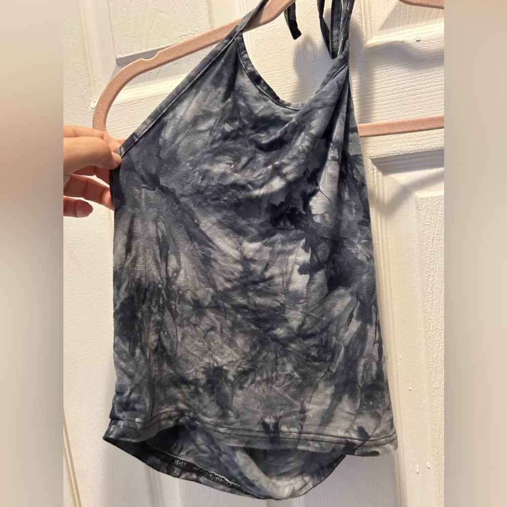 SHEIN tye‎ dye halter tank top